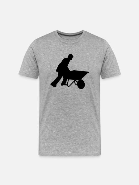 Constructeurs - T-shirt bio Premium Homme - gris chiné