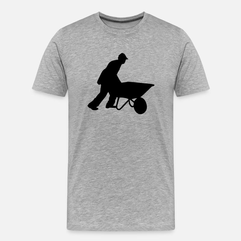 Constructeurs - T-shirt bio Premium Homme - gris chiné