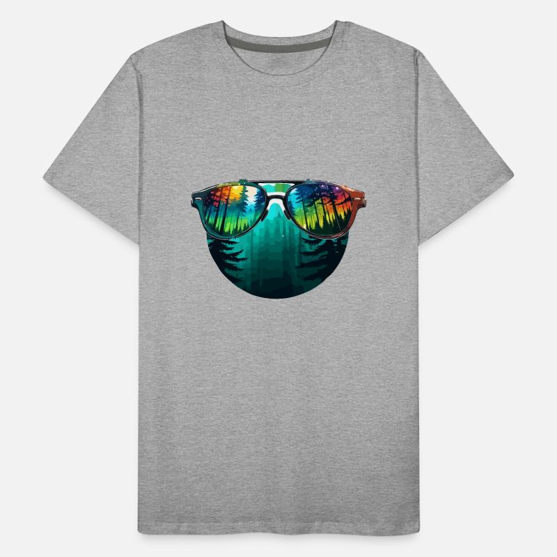 Sunglasses / Reflection / Forest / Reflection Men's Premium Organic T-Shirt
