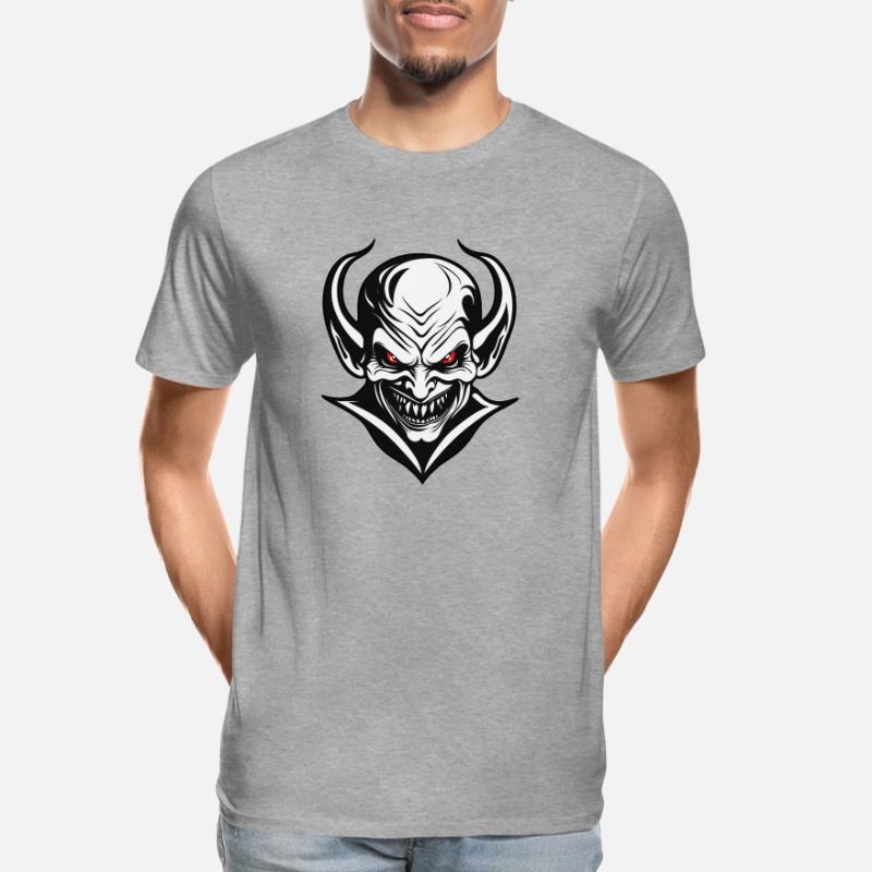 Devil / Hell / Horror / Devilish / Evil Men's Premium Organic T-Shirt