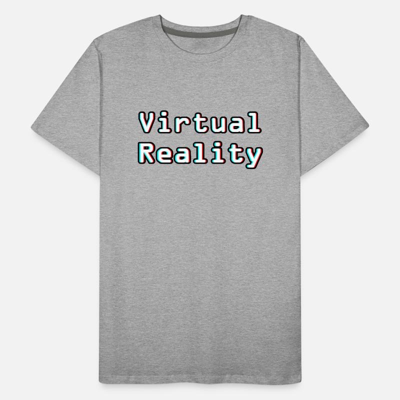 Virtual Reality Unleashed - Digitale Kunst Männer Premium Bio T-Shirt