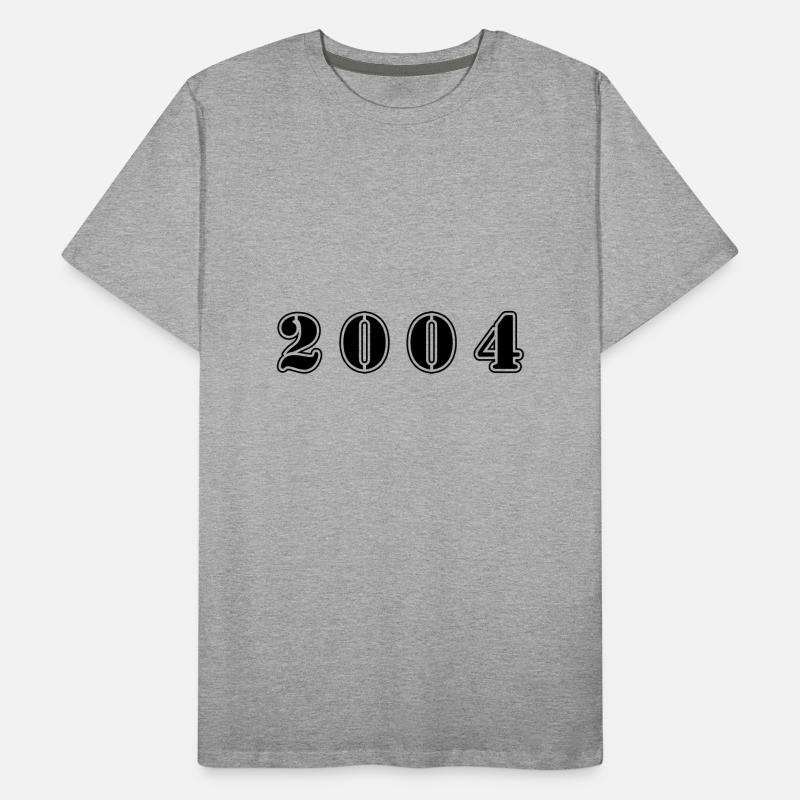 2004 year birthday Men's Premium Organic T-Shirt
