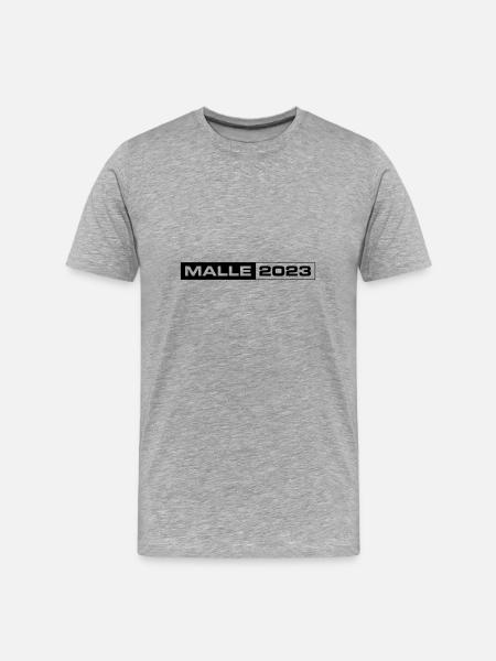 Malle 2023 - Men's Premium Organic T-Shirt - heather grey