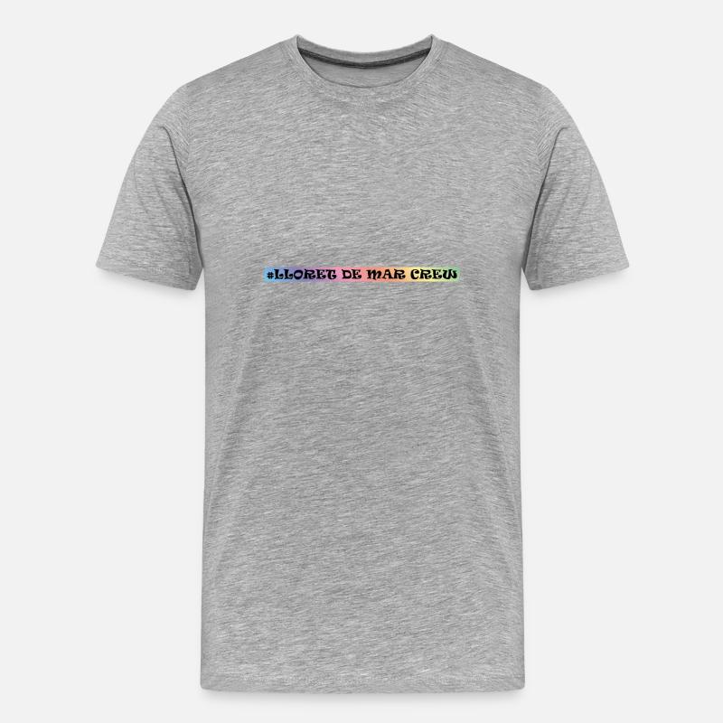 Lloret De Mar Crew - Männer Premium Bio T-Shirt - Grau meliert