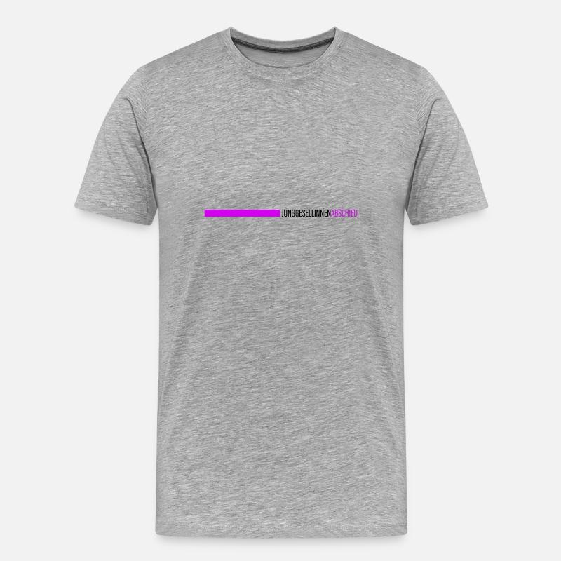 Junggesellinnenabschied Jga Mädels - Männer Premium Bio T-Shirt - Grau meliert