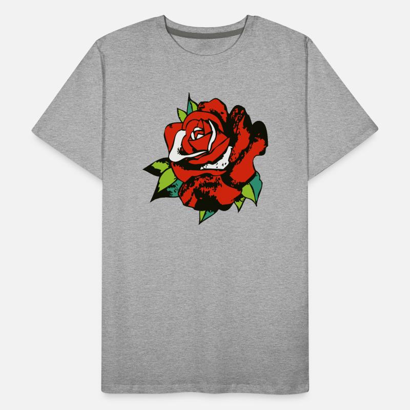 rosa Blütenblatt 2 A Männer Premium Bio T-Shirt