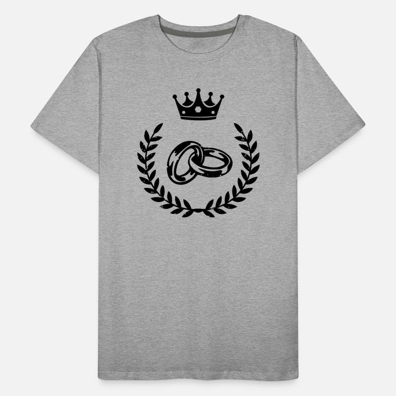 eheringe krone Männer Premium Bio T-Shirt