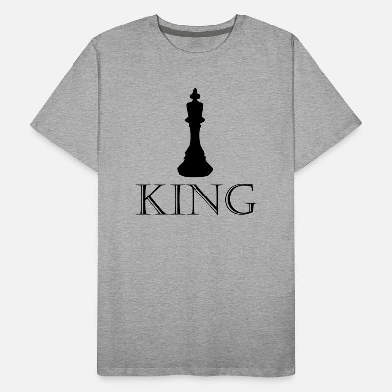 King - Lettrage avec image T-shirt bio Premium Homme