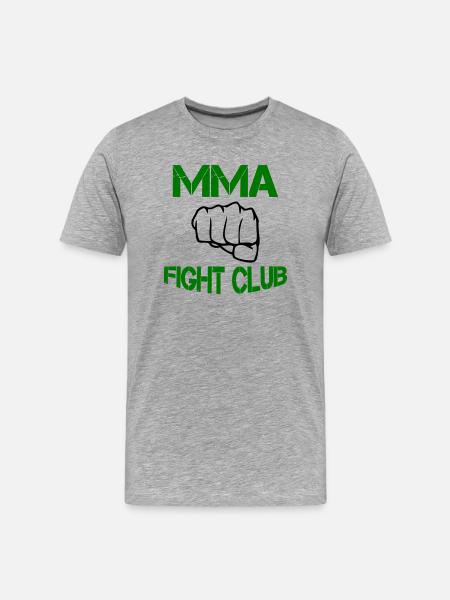 MMA Fight Club - Men's Premium Organic T-Shirt - heather grey