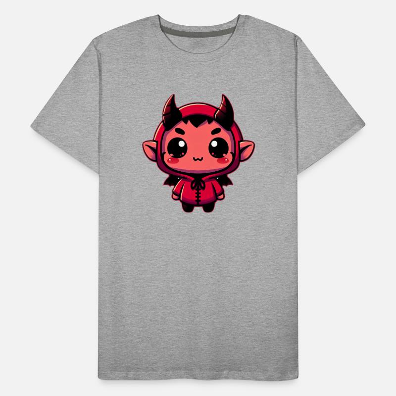 Chibi Red Devil Men's Premium Organic T-Shirt