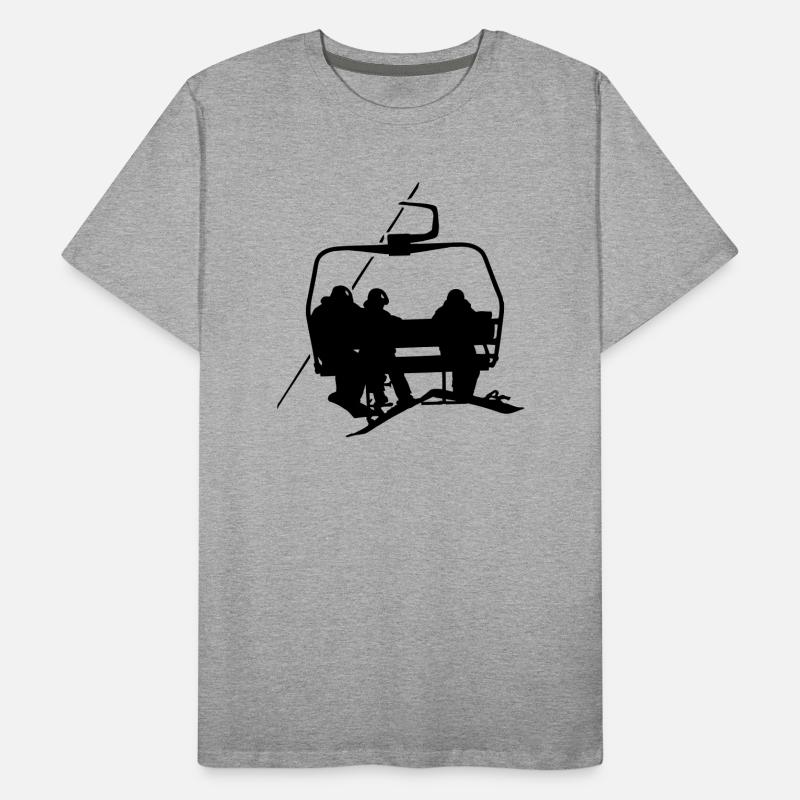 skilift Männer Premium Bio T-Shirt
