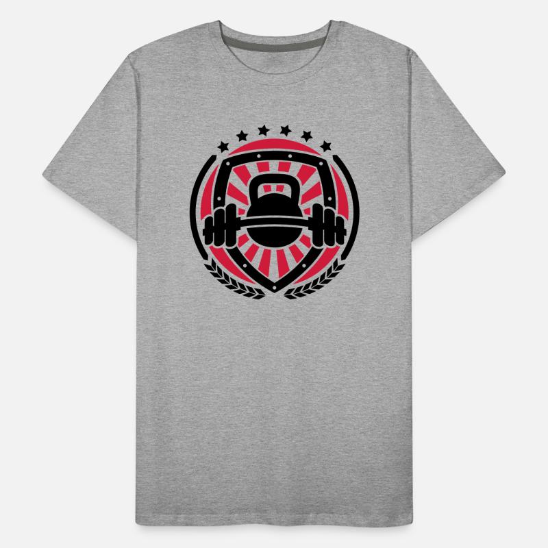 Workout Blason 02 T-shirt bio Premium Homme