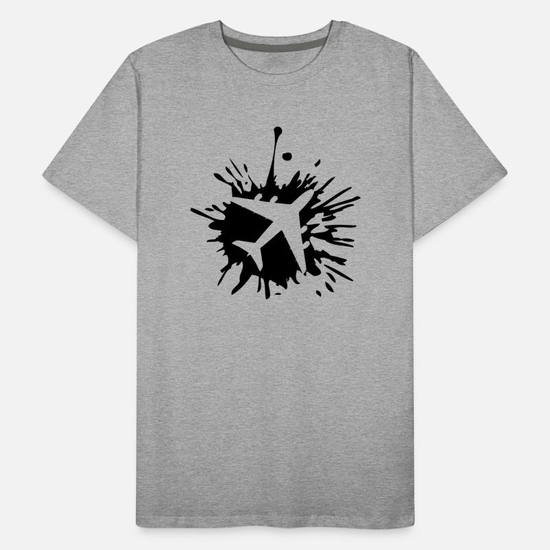 Drops airplane blobs Men's Premium Organic T-Shirt