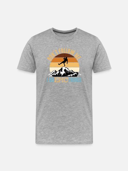Klettern - Episch - Männer Premium Bio T-Shirt - 