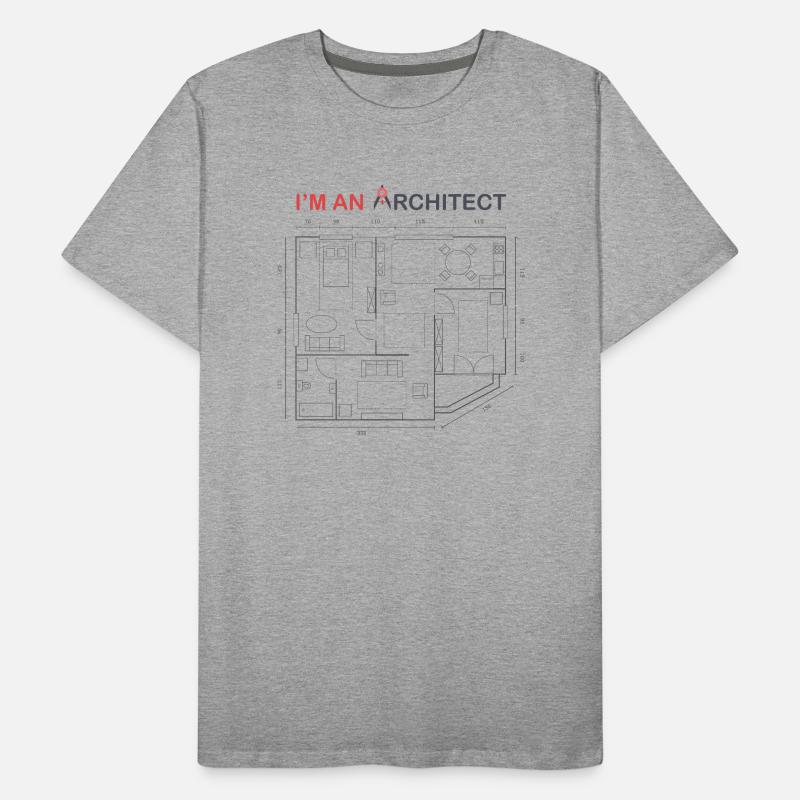 Je suis un Architecte T-shirt bio Premium Homme