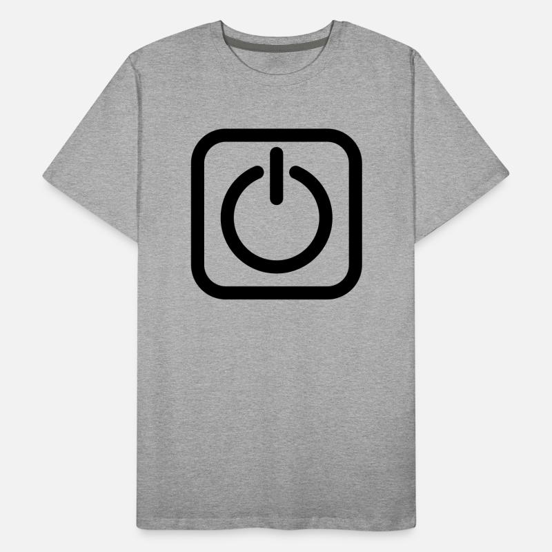 Off on on off power switch Men's Premium Organic T-Shirt