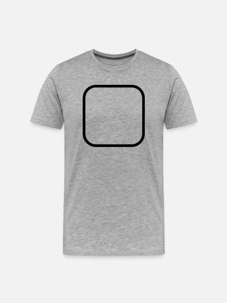 Anpassen / Anpassung / fertigen / Customize it - Männer Premium Bio T-Shirt - Grau meliert