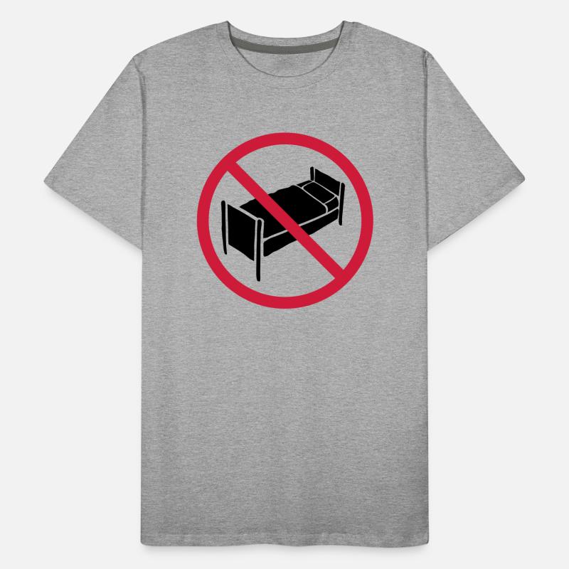 Pas de zone de lit T-shirt bio Premium Homme