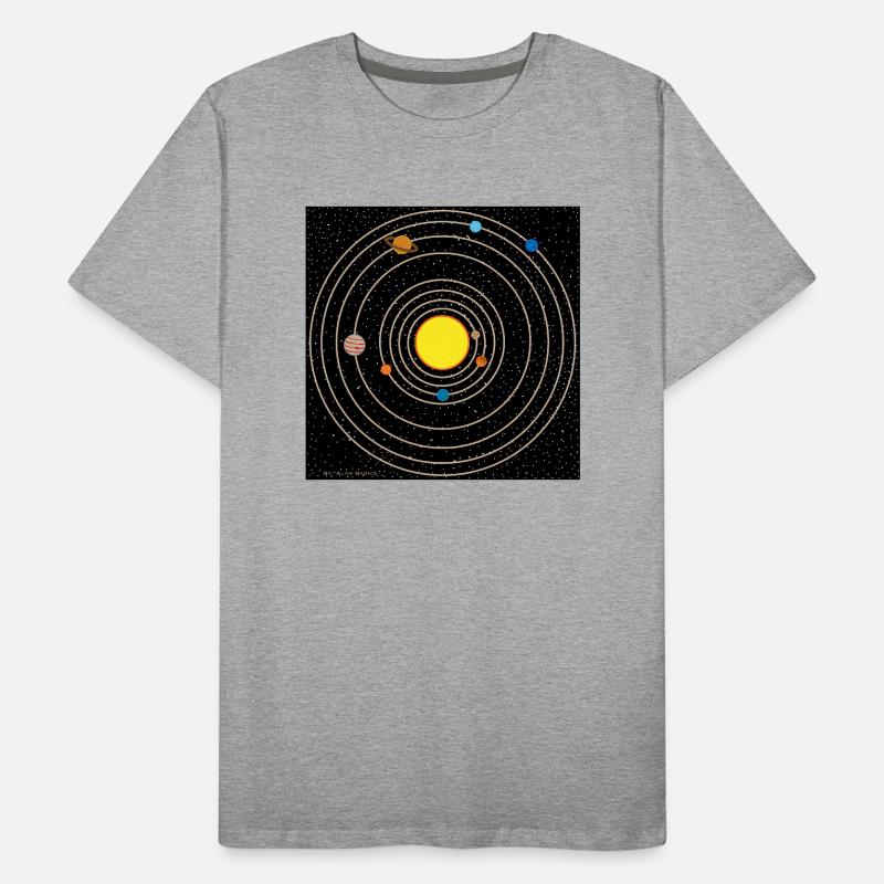 Sonnensystem Männer Premium Bio T-Shirt