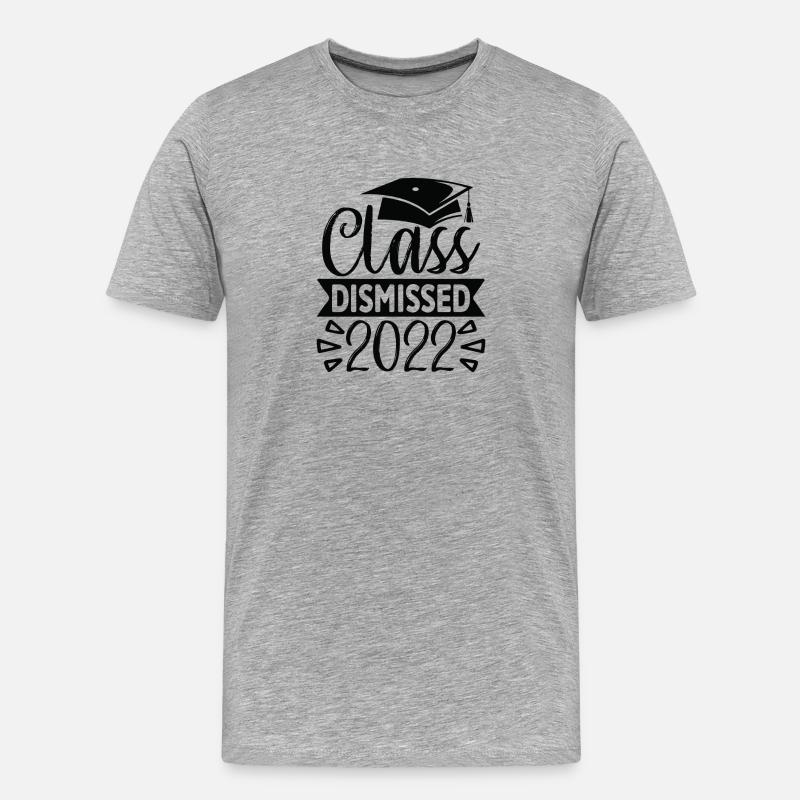 Class Dismissed 2022 - Männer Premium Bio T-Shirt - Grau meliert