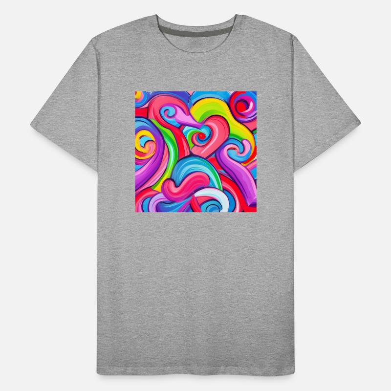 Candy valentines love Men's Premium Organic T-Shirt