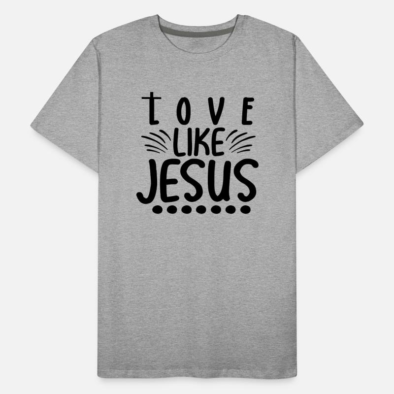 Aimer comme Jésus T-shirt bio Premium Homme