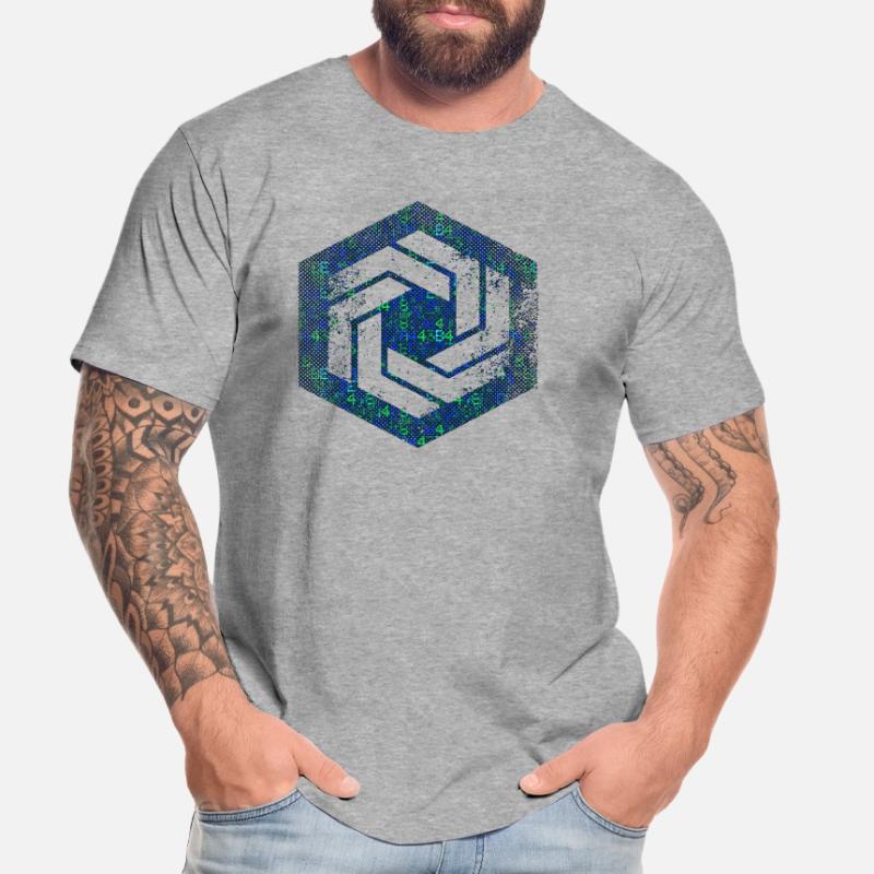 Hexagon-Programmierung Programmierer Codierung geometrisch Männer Premium Bio T-Shirt