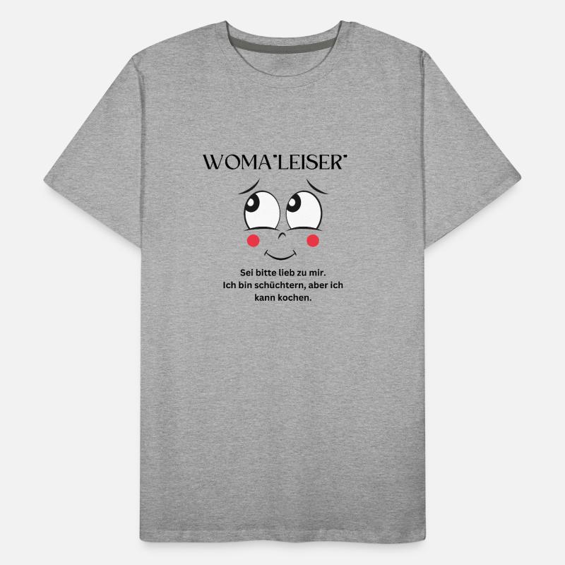 Woma"leiser" Männer Premium Bio T-Shirt