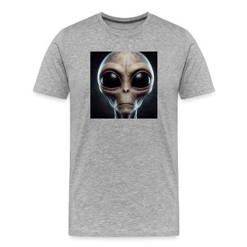 Astronomie Physik Astrophysik - Männer Premium Bio T-Shirt - Grau meliert - Vorne - Damien (186cm)