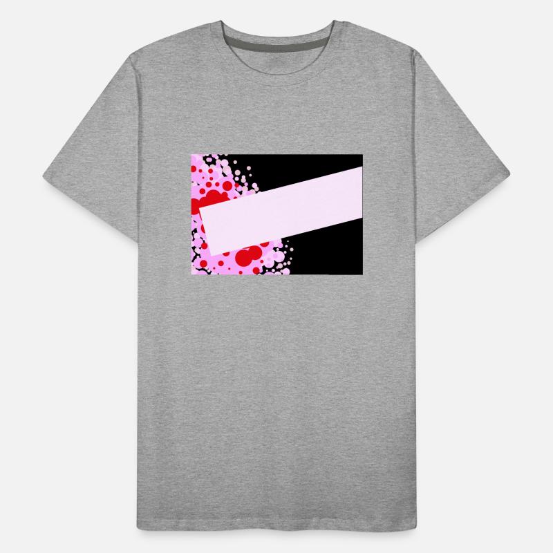Fond abstrait rose T-shirt bio Premium Homme