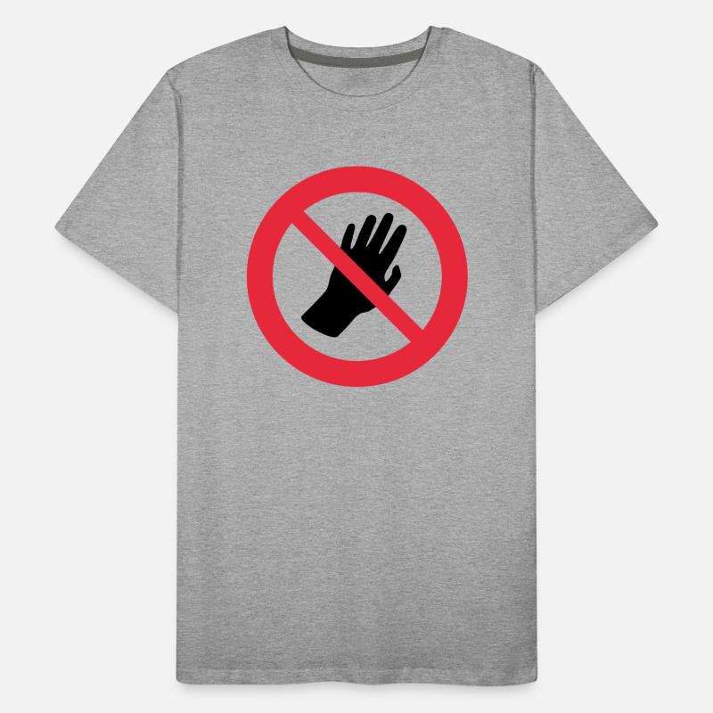 Transparent: Please don't touch me Autism Asperger Men's Premium Organic T-Shirt