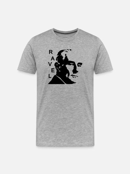 ravel - T-shirt bio Premium Homme - gris chiné