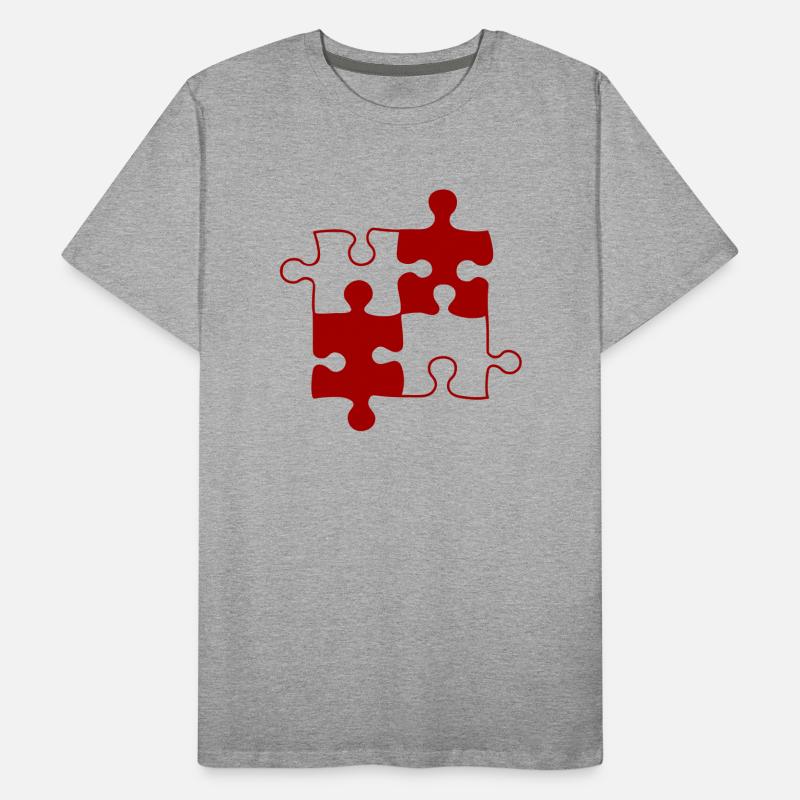 Puzzle Men's Premium Organic T-Shirt