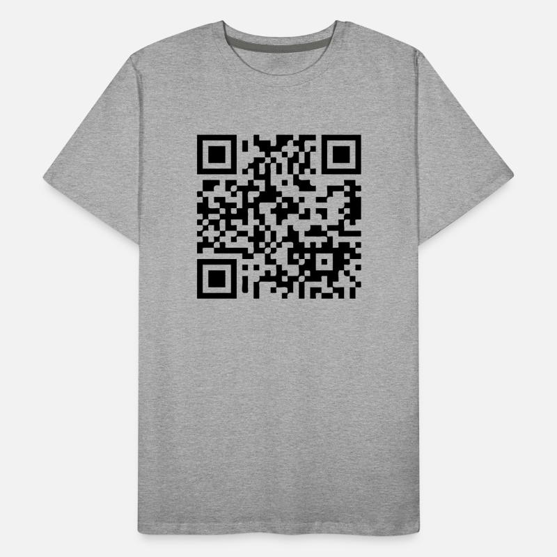 barcode3d Männer Premium Bio T-Shirt