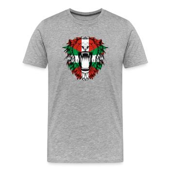 Basque Country - Men's Premium Organic T-Shirt - heather grey - Front - Damien (186cm)