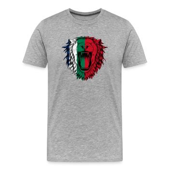 Republic of Maluku Selatan - Men's Premium Organic T-Shirt - heather grey - Front - Damien (186cm)