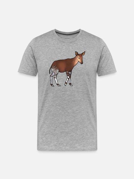 Okapi 02 - T-shirt bio Premium Homme - gris chiné