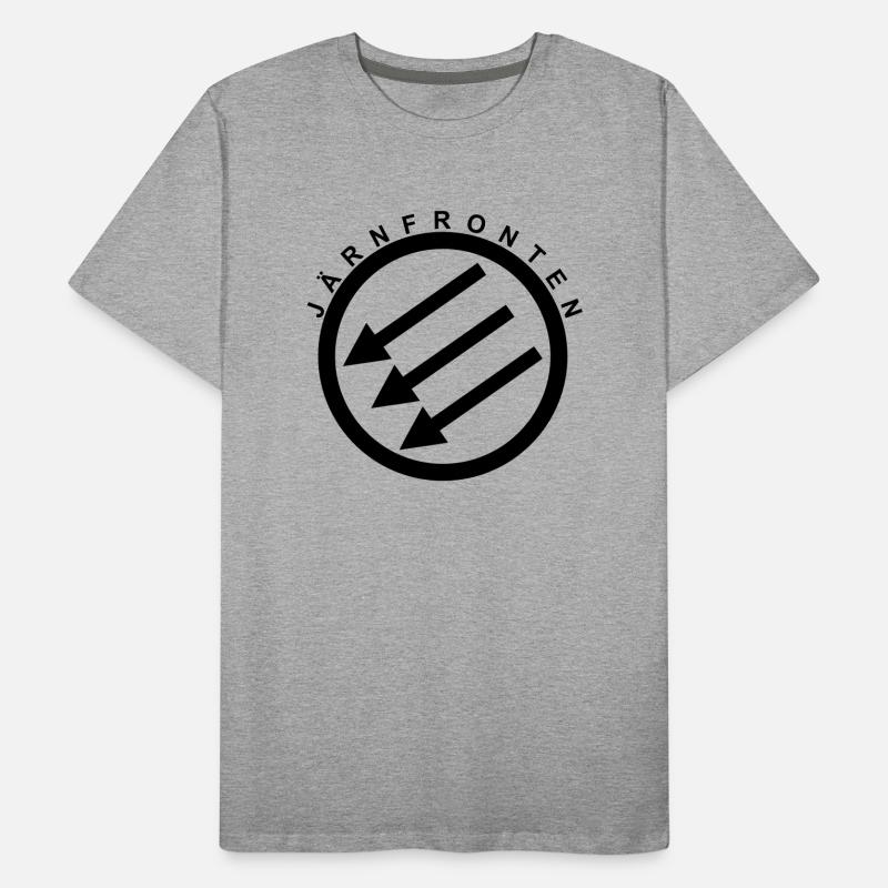 Järnfronten / Eiserne Front / Iron Front Männer Premium Bio T-Shirt