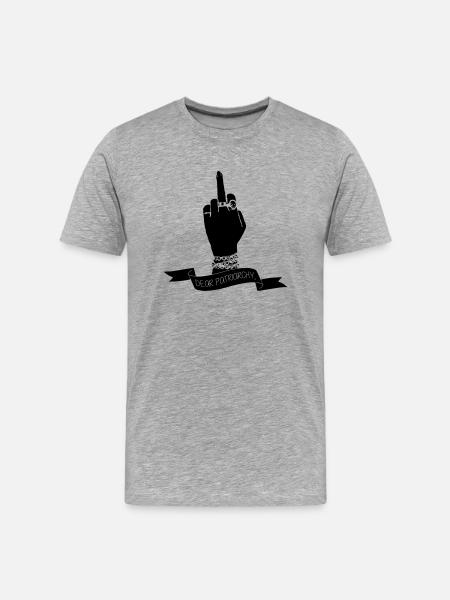Dear Patriarchy - Men's Premium Organic T-Shirt - heather grey