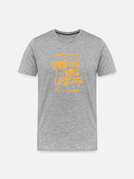 JIU JITSU GIFT IDEA : So Master Of Jiu Jitsu - Männer Premium Bio T-Shirt - Grau meliert