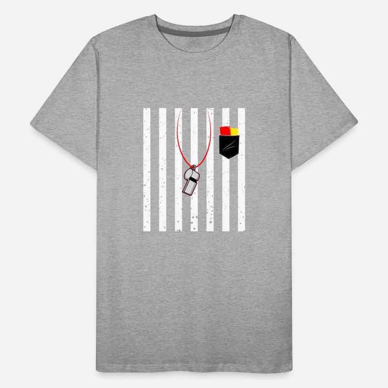 Referee Uniform Refree Men's Premium Organic T-Shirt