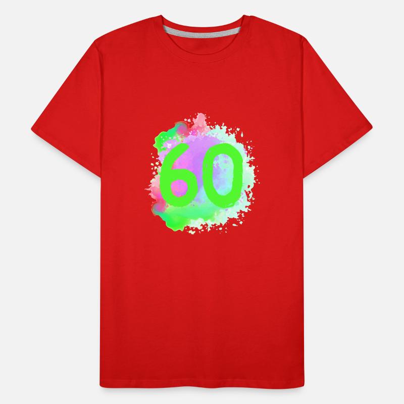 60 Nombre d’objets blob T-shirt bio Premium Homme