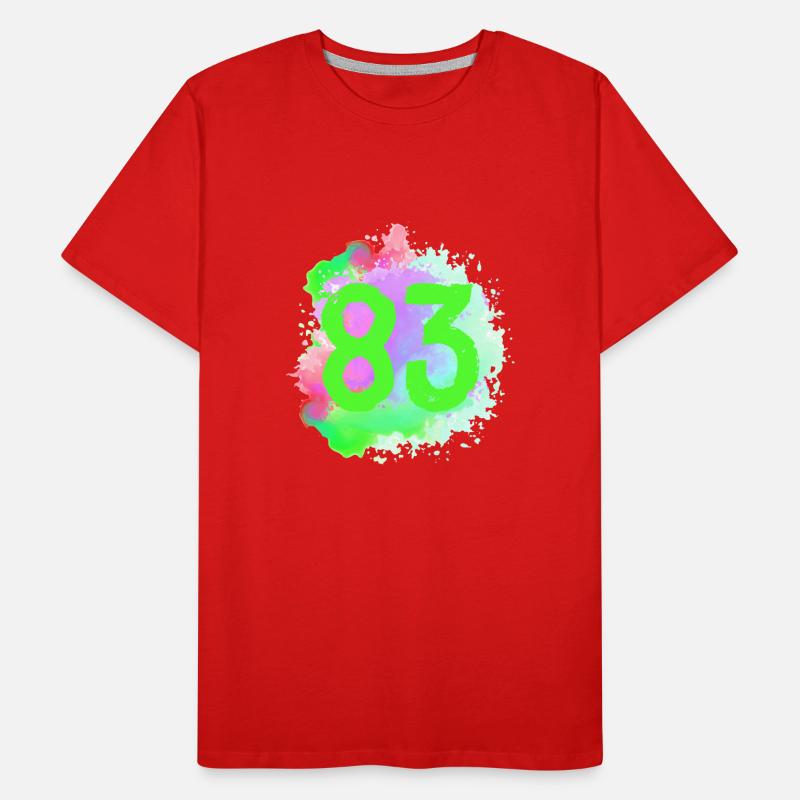 83 Nombre d’objets blob T-shirt bio Premium Homme