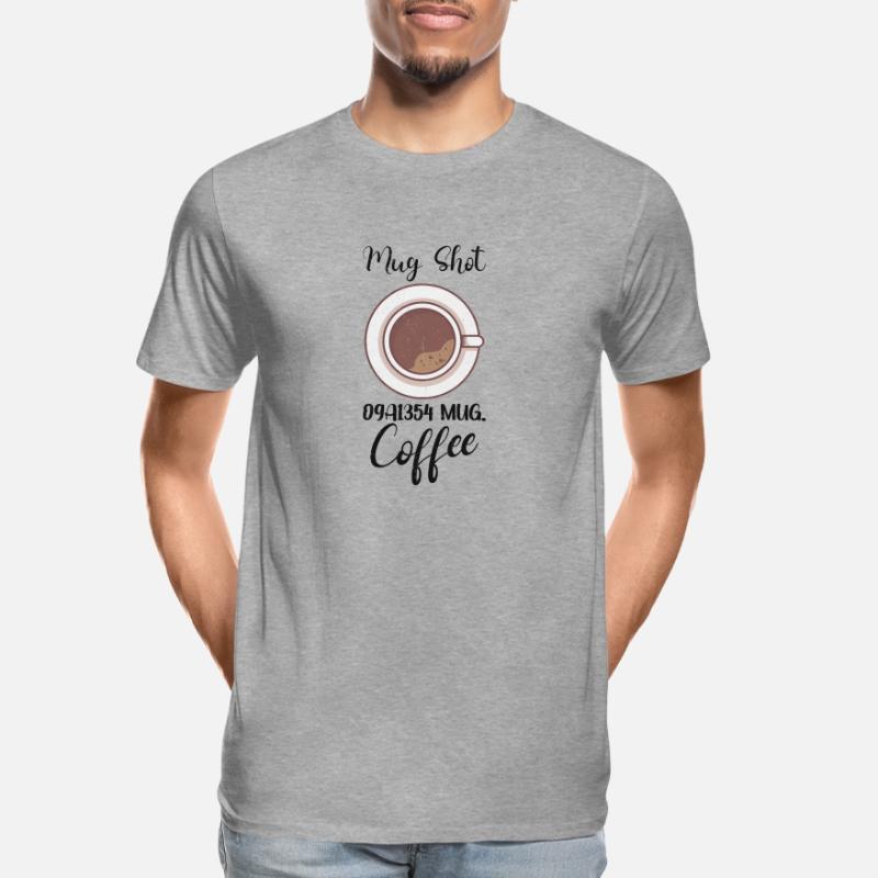Coffee Lover Caffeine Molecule Java Latte Espresso Männer Premium Bio T-Shirt