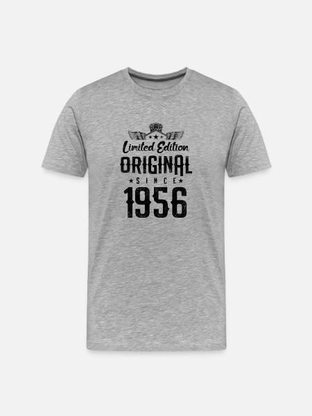 1956 limited edition - Men's Premium Organic T-Shirt - heather grey