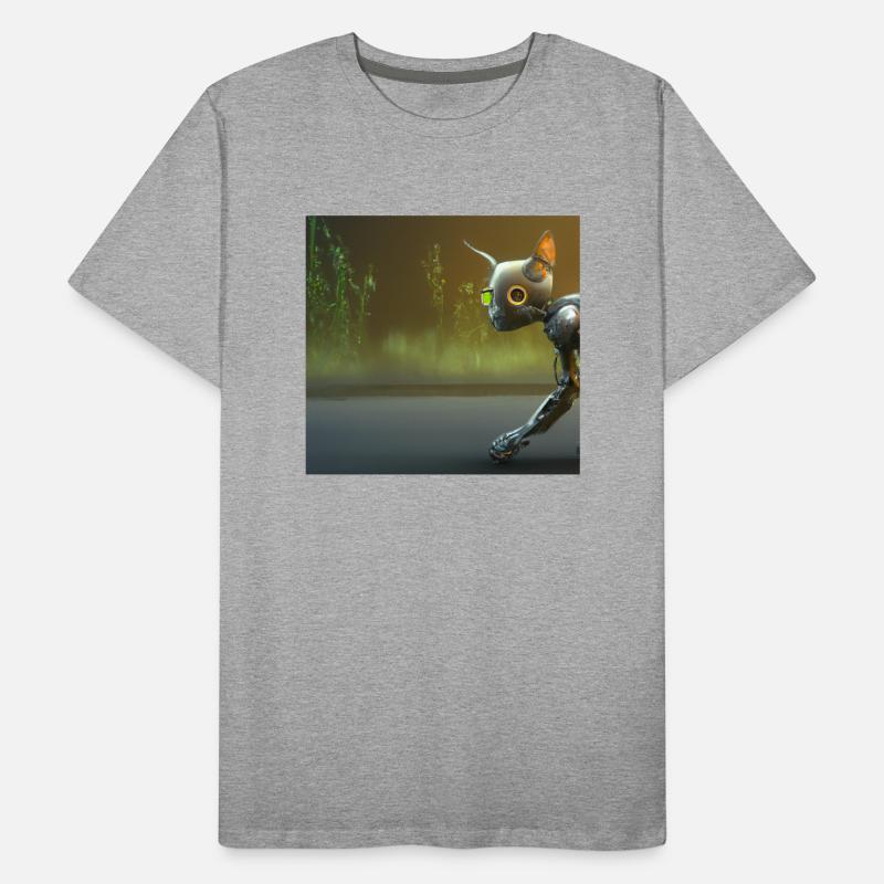 Robocat Männer Premium Bio T-Shirt