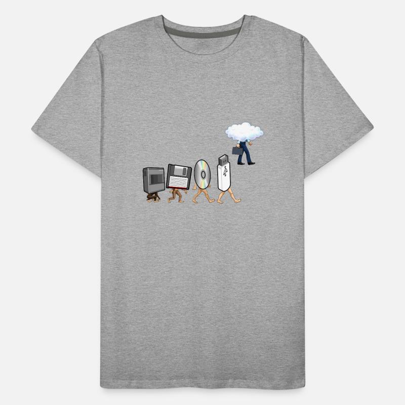 Funny Geek Programmer Nerd Developer - Computer Men's Premium Organic T-Shirt