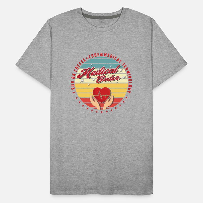 Medical Assistant - Medical Coder Men's Premium Organic T-Shirt
