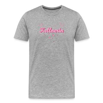 Gastronom-Wirt Abschluss-Geschenk Kellnerin - Männer Premium Bio T-Shirt - Grau meliert - Vorne - Damien (186cm)