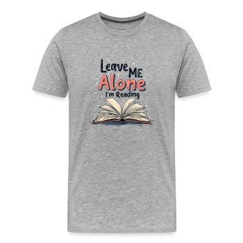 UNIVERSE INSIDE - Men's Premium Organic T-Shirt - heather grey - Front - Damien (186cm)